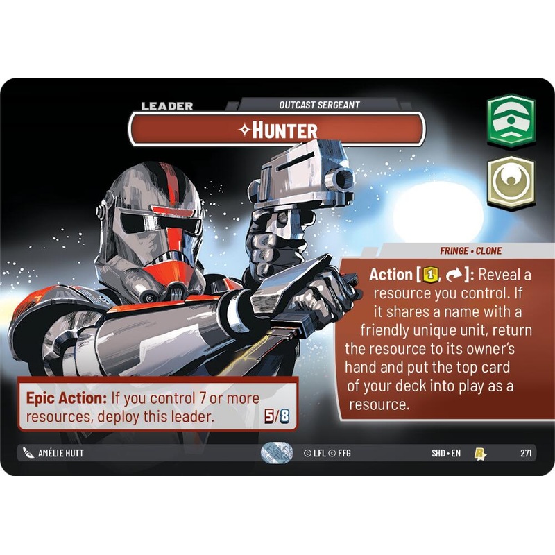 Hunter – Outcast Sergeant (Showcase) (271) [Shadows of the Galaxy]