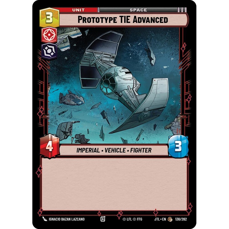 Prototype TIE Advanced (136/262) (136/262) [Jump to Lightspeed]