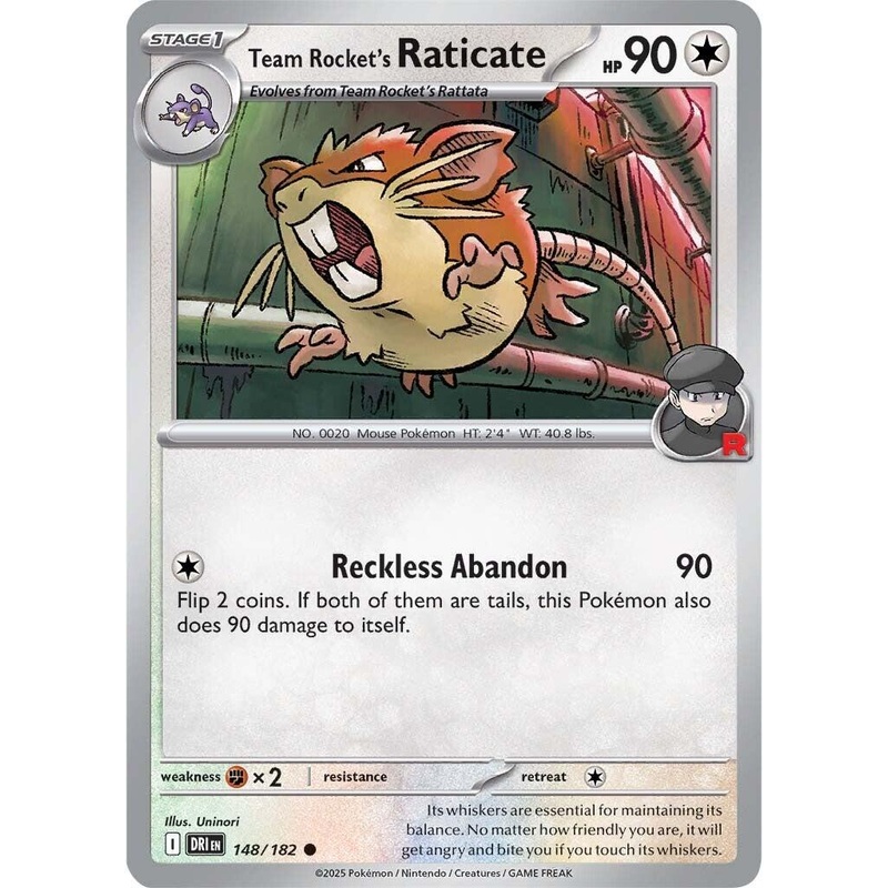 Team Rocket’s Raticate (148/182) [Scarlet & Violet: Destined Rivals]