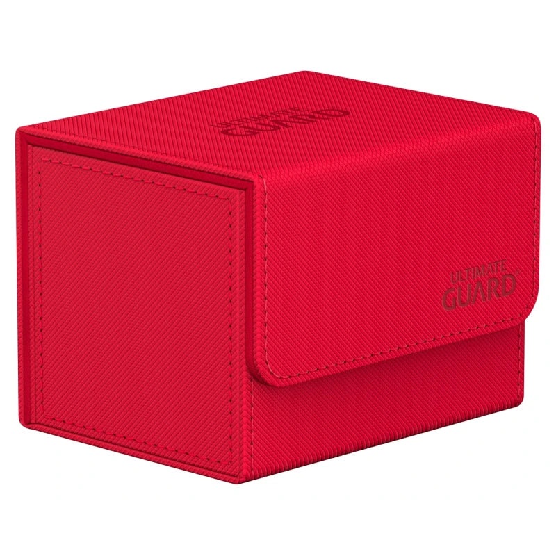 Ultimate Guard Sidewinder Deck Box – Monocolor Red (100+)