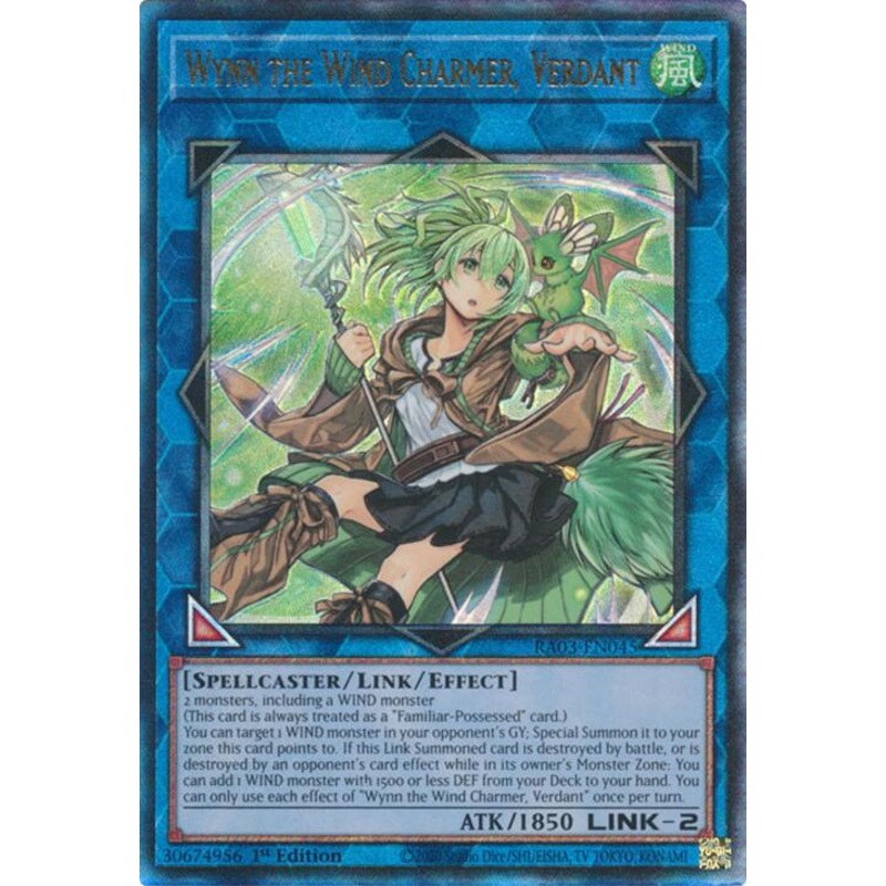 Wynn the Wind Charmer, Verdant (UTR) [RA03-EN045] Prismatic Ultimate Rare