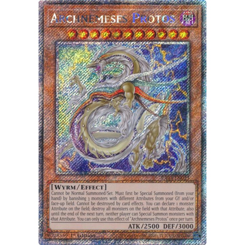Archnemeses Protos (Platinum Secret Rare) [RA03-EN023] Platinum Secret Rare