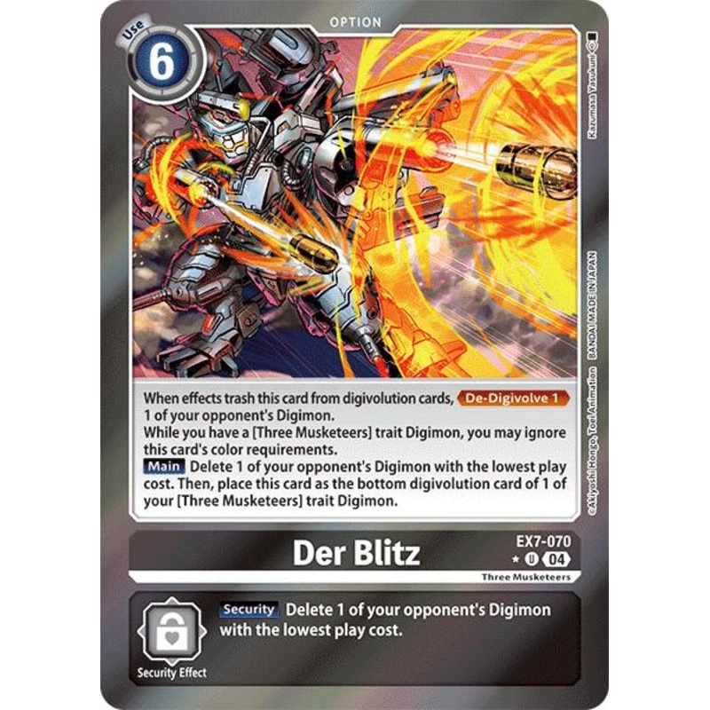 Der Blitz [EX7-070] (Foil) [Digimon LIBERATOR]