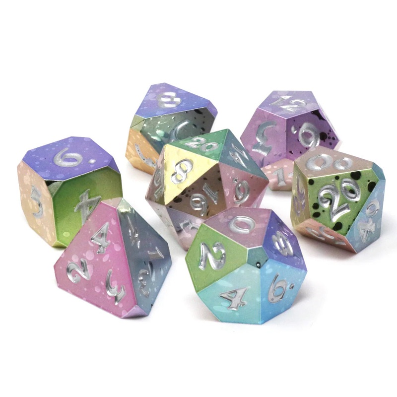Die Hard Dice 7pc RPG Dice Set – Nebula Rain