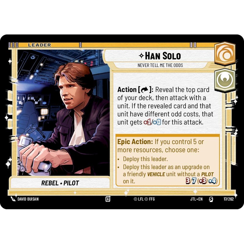 Han Solo – Never Tell Me the Odds (017/262) (017/257) [Jump to Lightspeed]