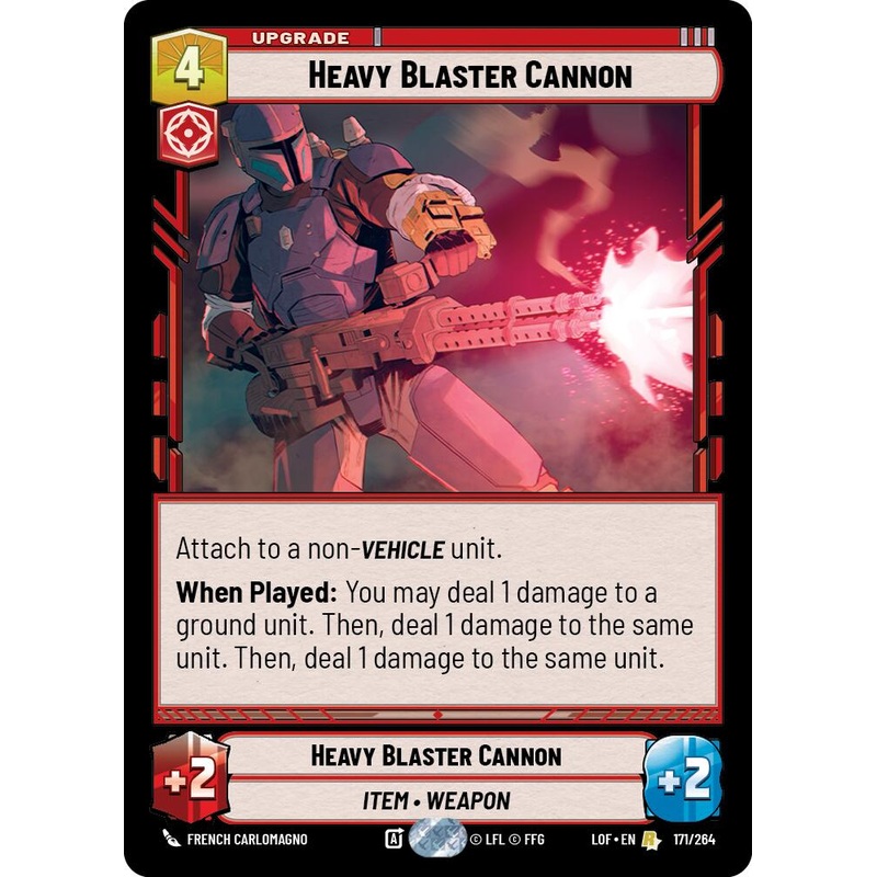 Heavy Blaster Cannon (171/264) (171/264) [Legends of the Force]