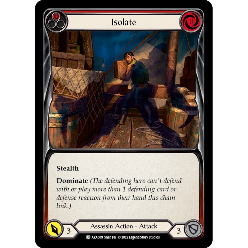 Isolate (Red) [ARA009] (Outsiders Arakni Blitz Deck)