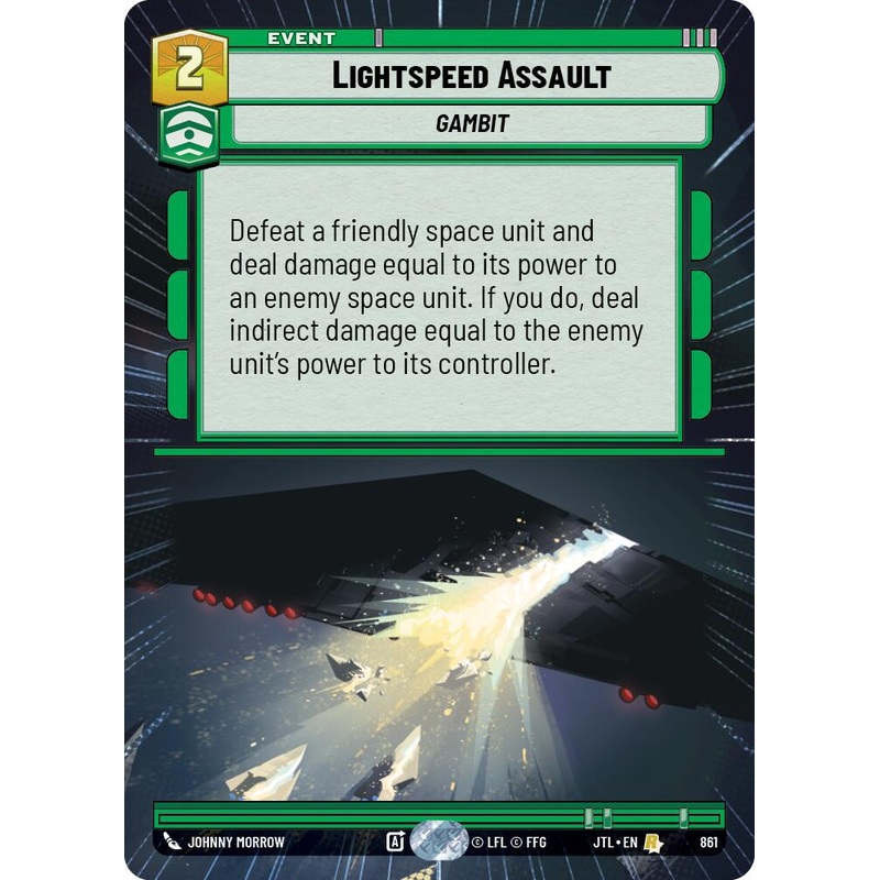 Lightspeed Assault (861) (Hyperspace Foil) (861) [Jump to Lightspeed]