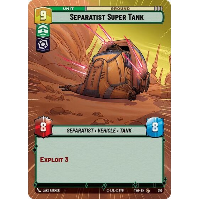 Separatist Super Tank (Hyperspace) (359) [Twilight of the Republic]