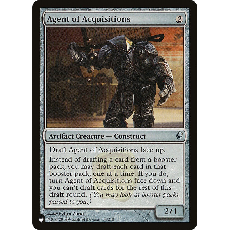 Agent of Acquisitions [The List]