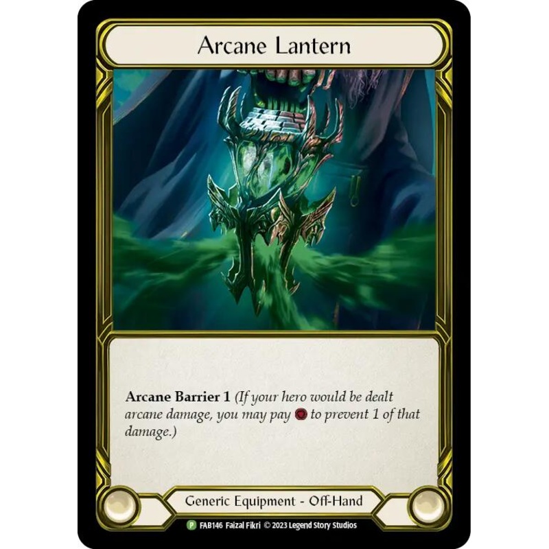 Arcane Lantern (Golden) [FAB146] (Promo)  Cold Foil