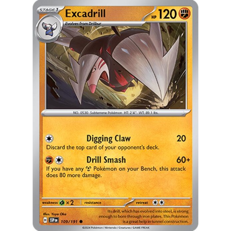 Excadrill (109/191) [Scarlet & Violet: Surging Sparks]