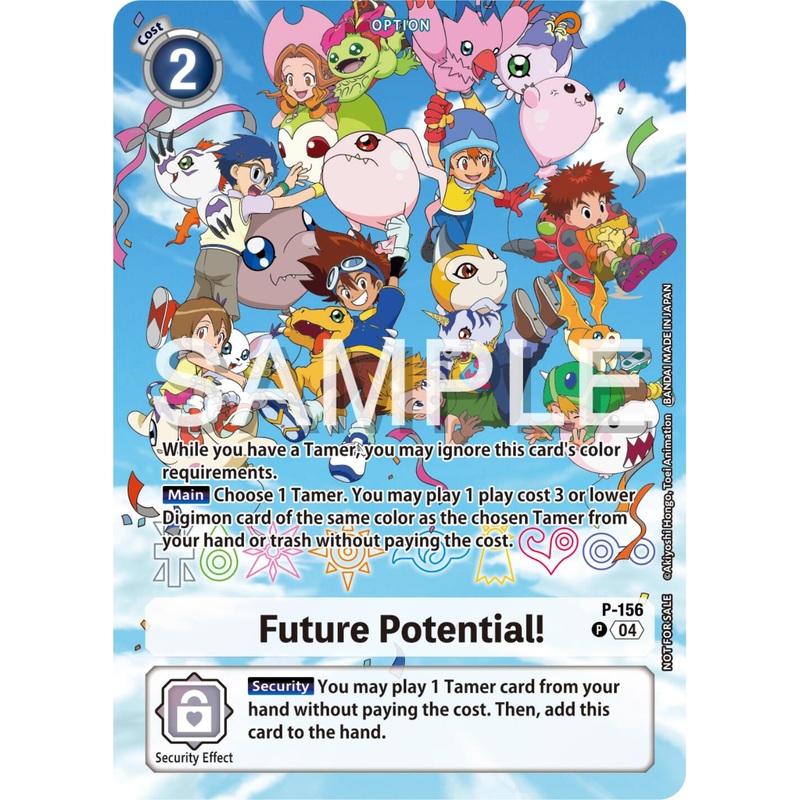 Future Potential! [P-156] (25th Anniversary Digimon Adventure) [Promotional Cards]