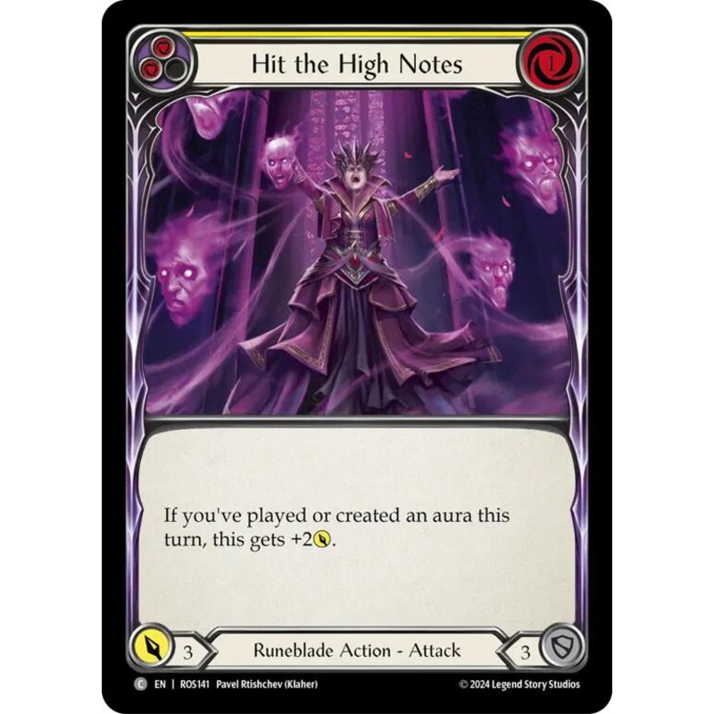 Hit the High Notes (Yellow) [ROS141] (Rosetta)  Rainbow Foil
