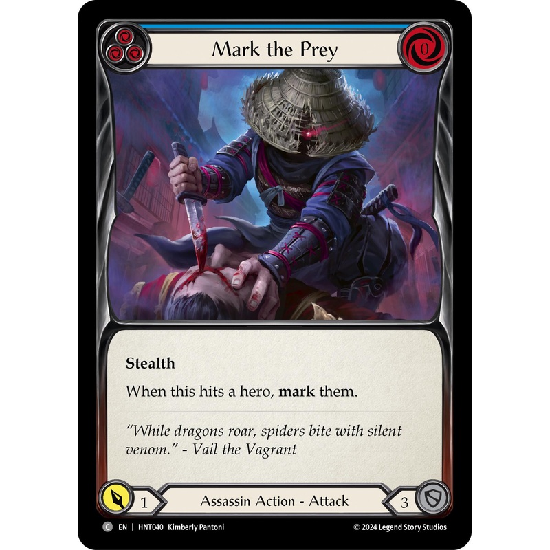 Mark the Prey (Blue) [HNT040] (The Hunted)
