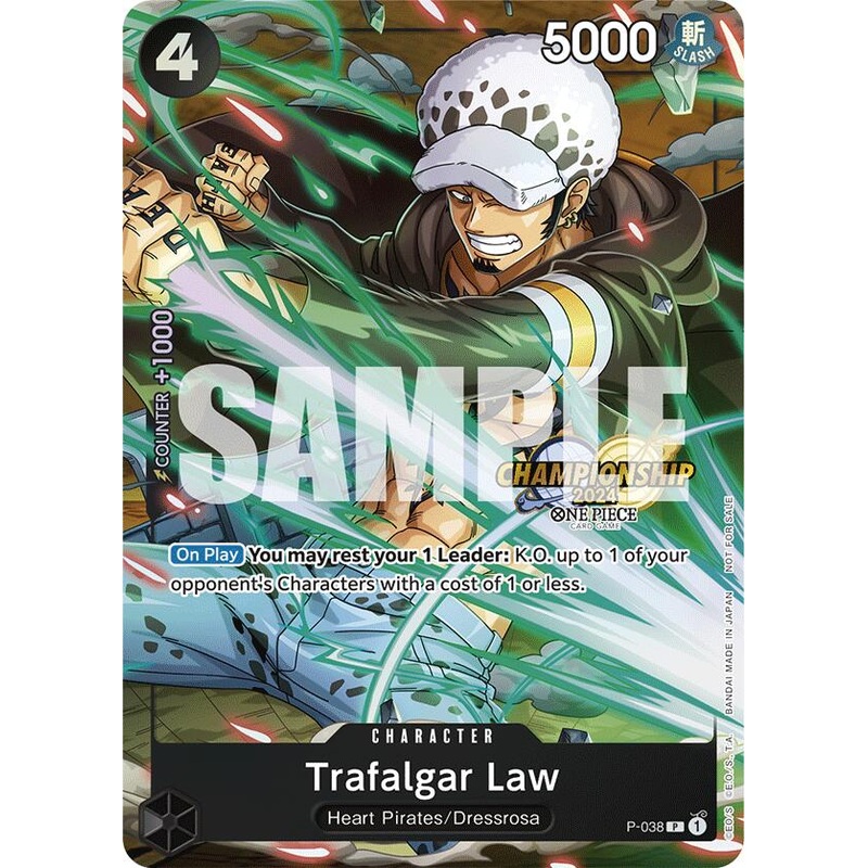 Trafalgar Law (P-038) (CS 2024 Event Pack) [One Piece Promotion Cards]