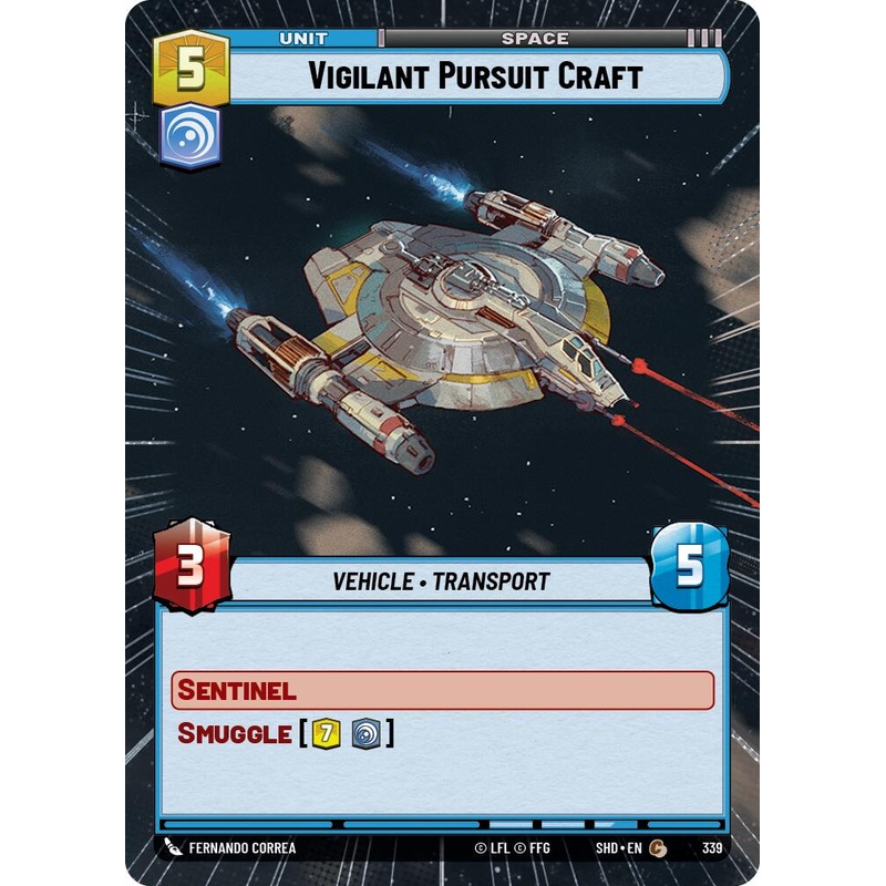 Vigilant Pursuit Craft (Hyperspace) (339) [Shadows of the Galaxy]