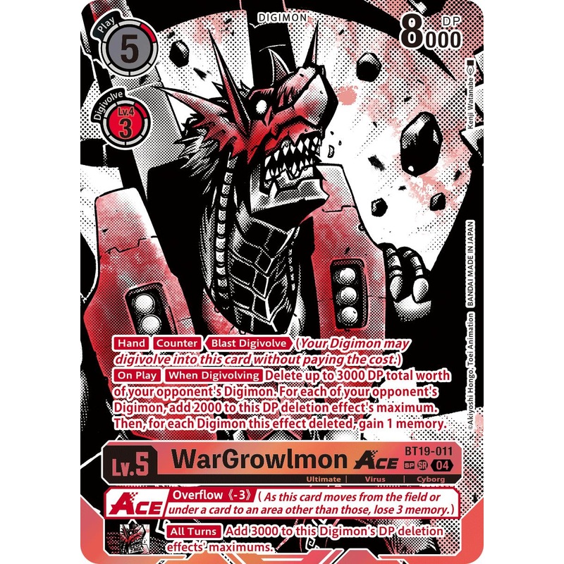 WarGrowlmon ACE [BT19-011] (Textured) [Release Special Booster Ver.2.5]