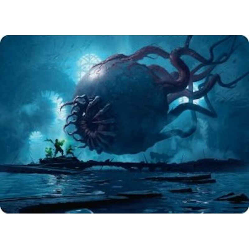 Abhorrent Oculus Art Card [Duskmourn: House of Horror Art Series]