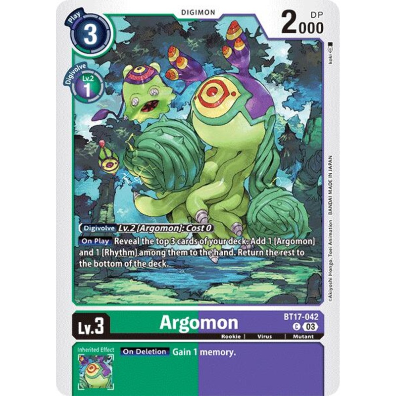 Argomon [BT17-042] – BT17-042 [Secret Crisis]
