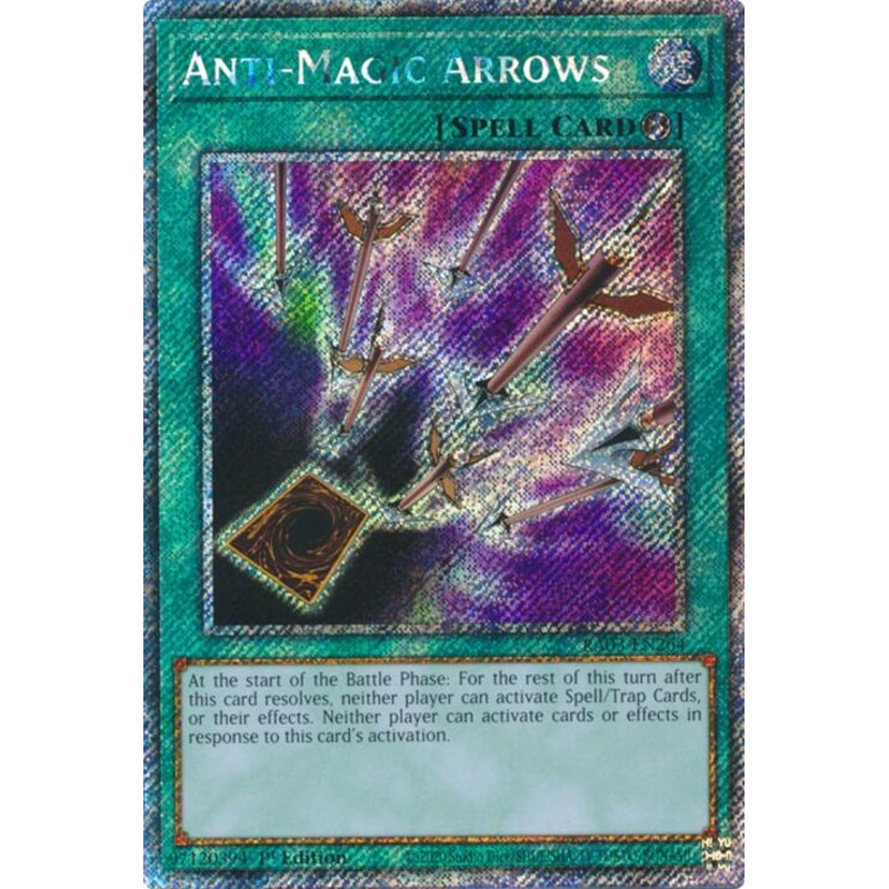 Anti-Magic Arrows (Platinum Secret Rare) [RA03-EN264] Platinum Secret Rare