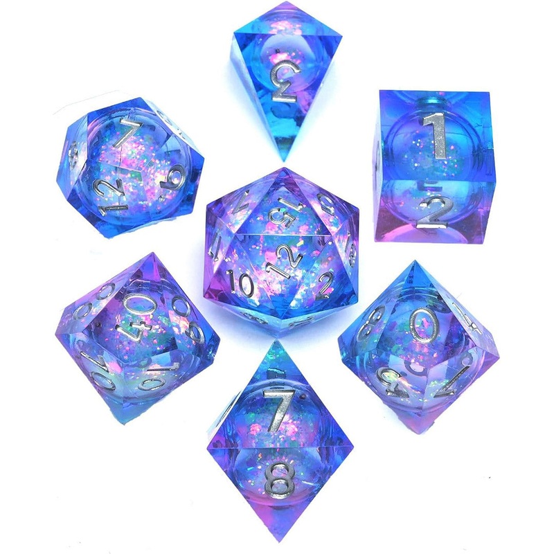 Iridesca – Liquid Core Sharp Edge Dice Set