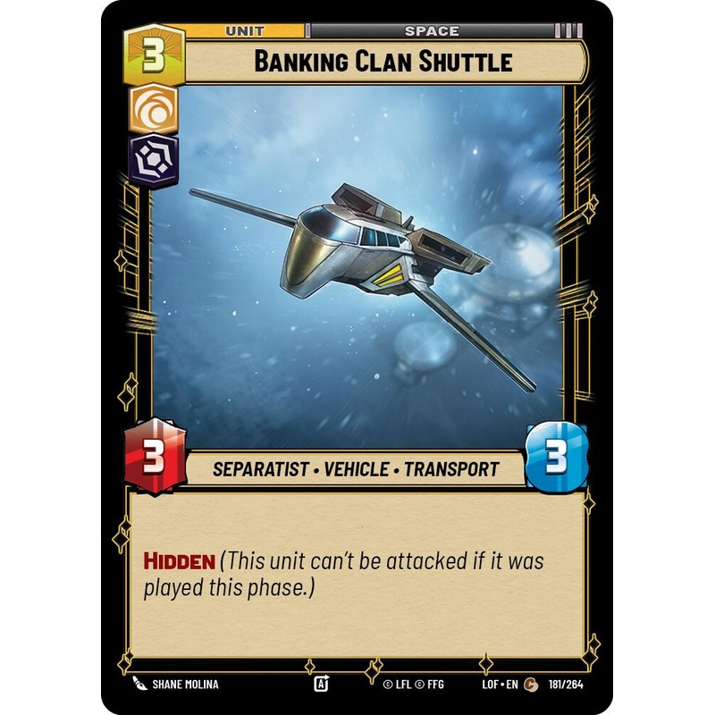 Banking Clan Shuttle (181/264) (181/264) [Legends of the Force]