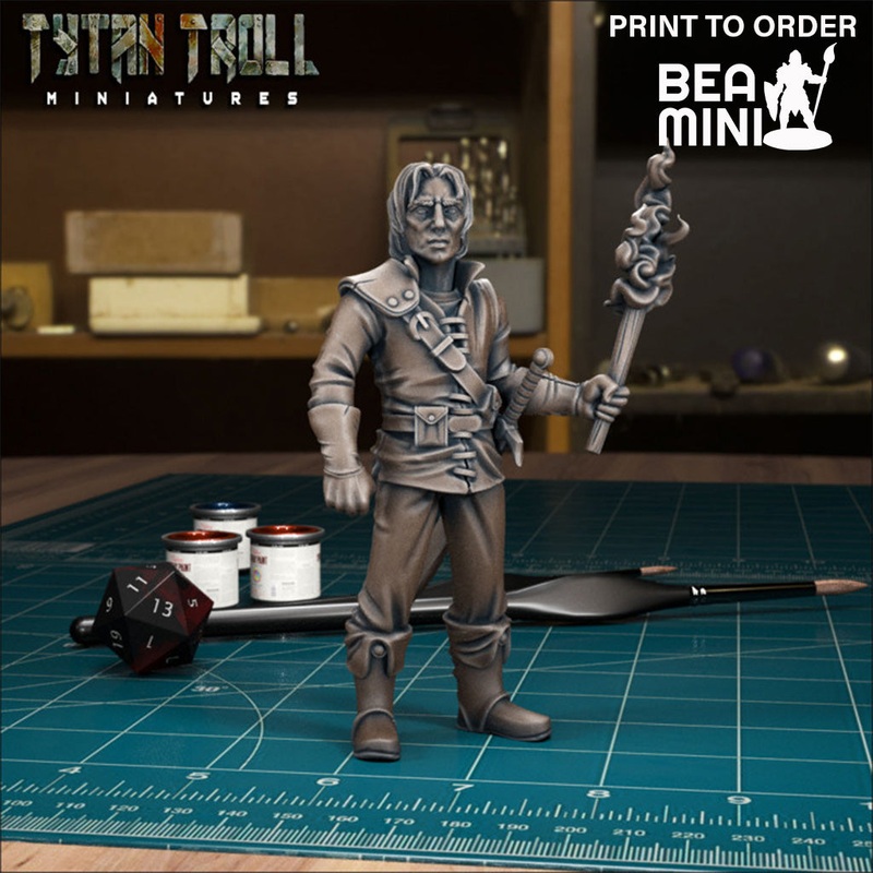 Curse of Strahd – Ismark | BeaMini Print to Order Miniatures