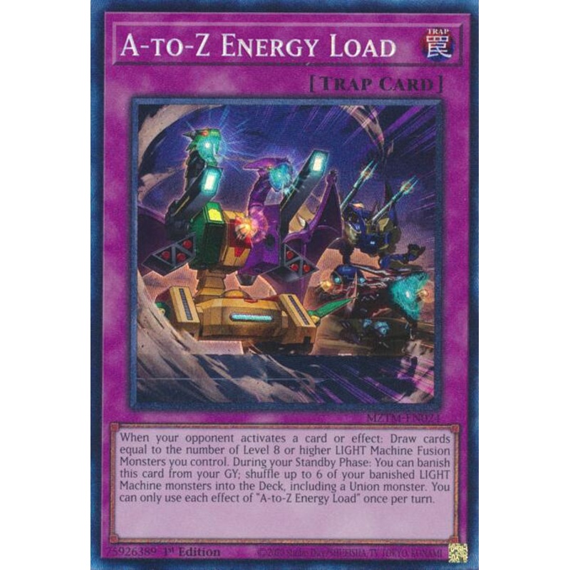A-to-Z Energy Load (Collector’s Rare) [MZTM-EN024] Collector’s Rare
