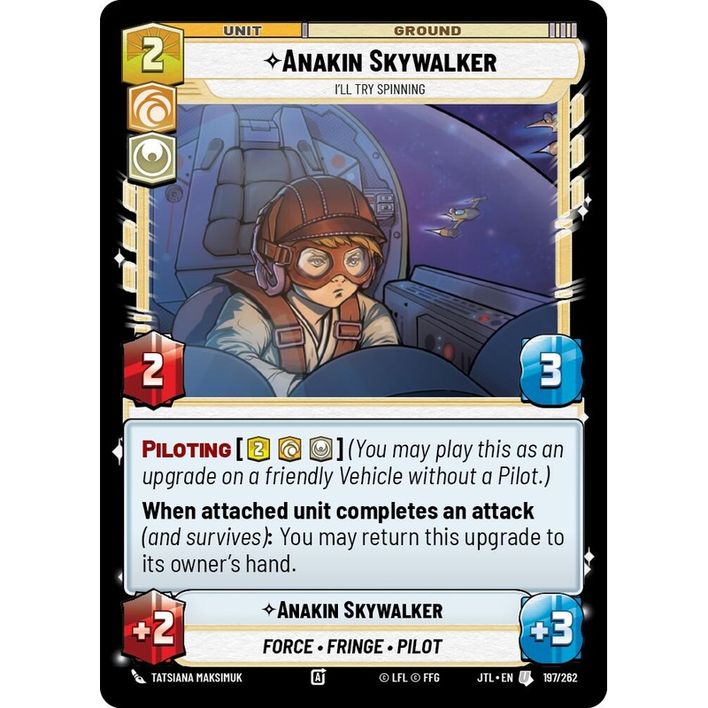 Anakin Skywalker – I’ll Try Spinning (197/262) (197/257) [Jump to Lightspeed]