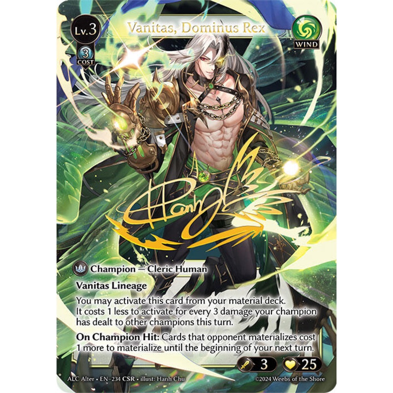 Vanitas, Dominus Rex (CSR) (234) [Alchemical Revolution Alter Edition]