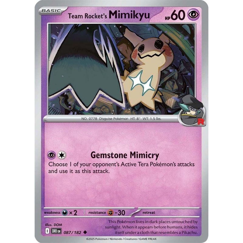 Team Rocket’s Mimikyu (087/182) [Scarlet & Violet: Destined Rivals]