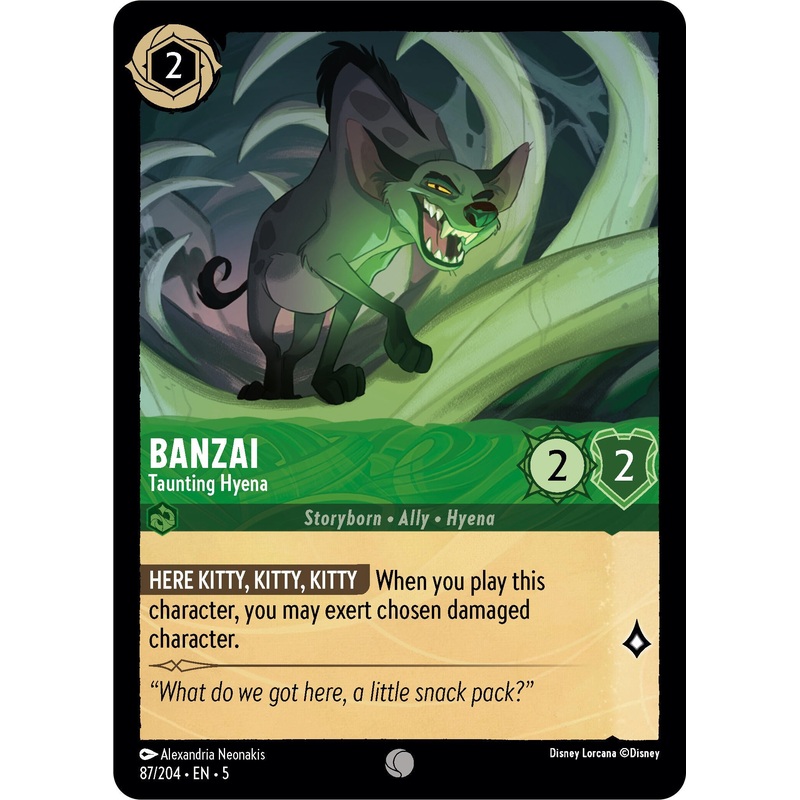 Banzai – Taunting Hyena (87/204) [Shimmering Skies]
