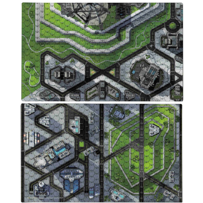 BattleTech – City: HPG Engineering/Business District Battlemat