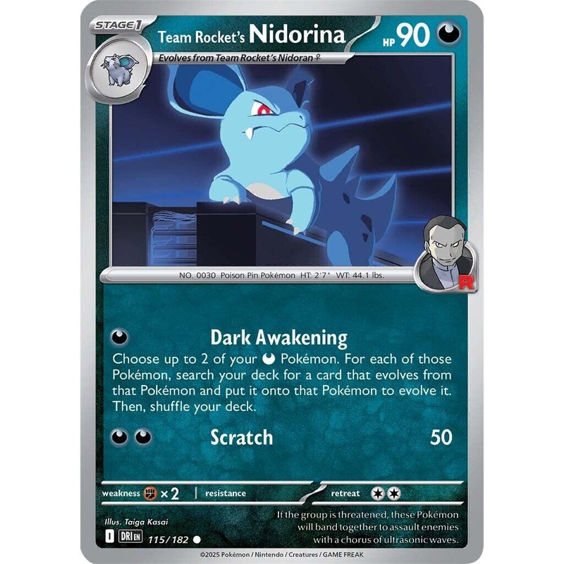 Team Rocket’s Nidorina (115/182) [Scarlet & Violet: Destined Rivals]