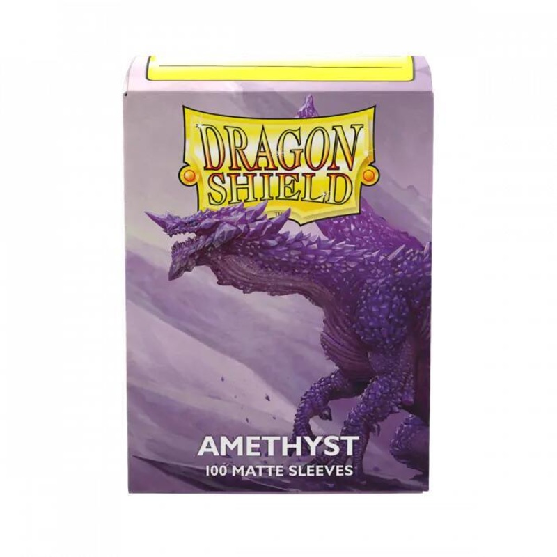 Dragon Shield: Standard 100ct Sleeves – Amethyst (Matte)