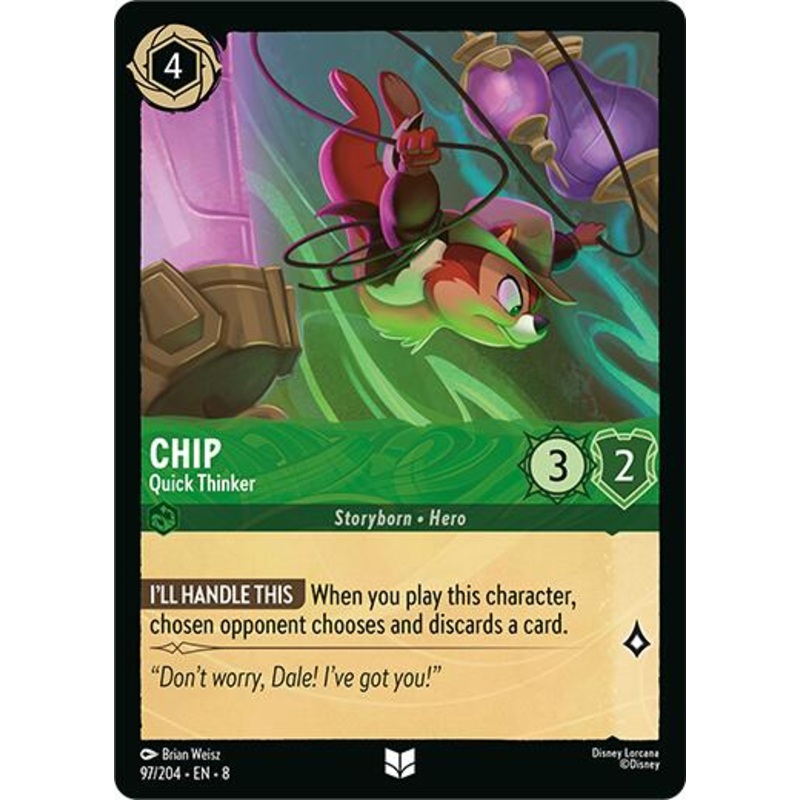 Chip – Quick Thinker (97/204) [Reign of Jafar]