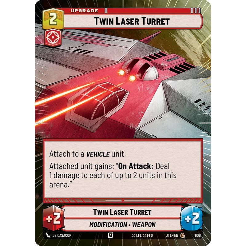 Twin Laser Turret (906) (Hyperspace Foil) (906) [Jump to Lightspeed]