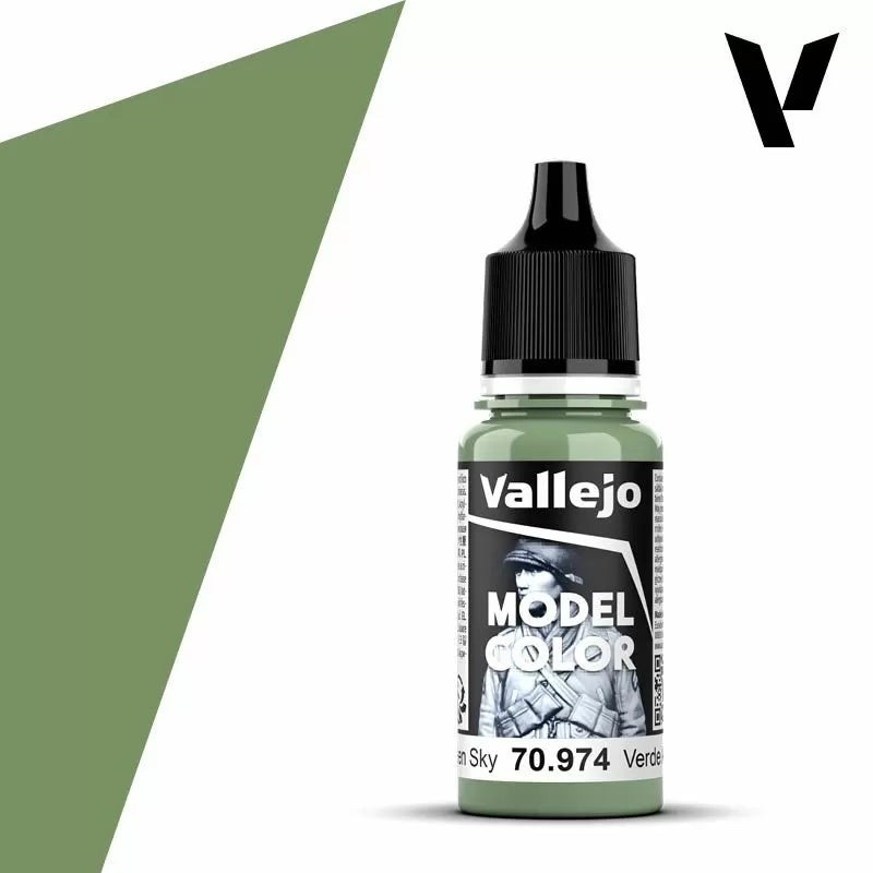 Vallejo Model Colour – Green Sky Paint (Single Bottle 18ml)