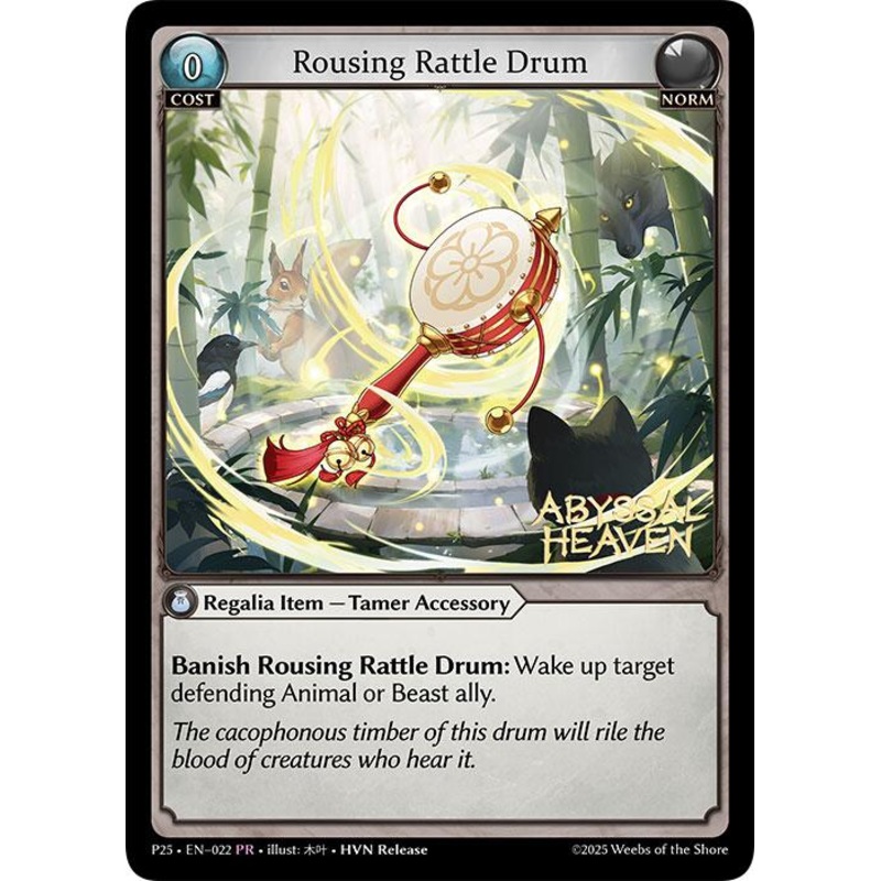 Rousing Rattle Drum (022) [Promotional Cards]