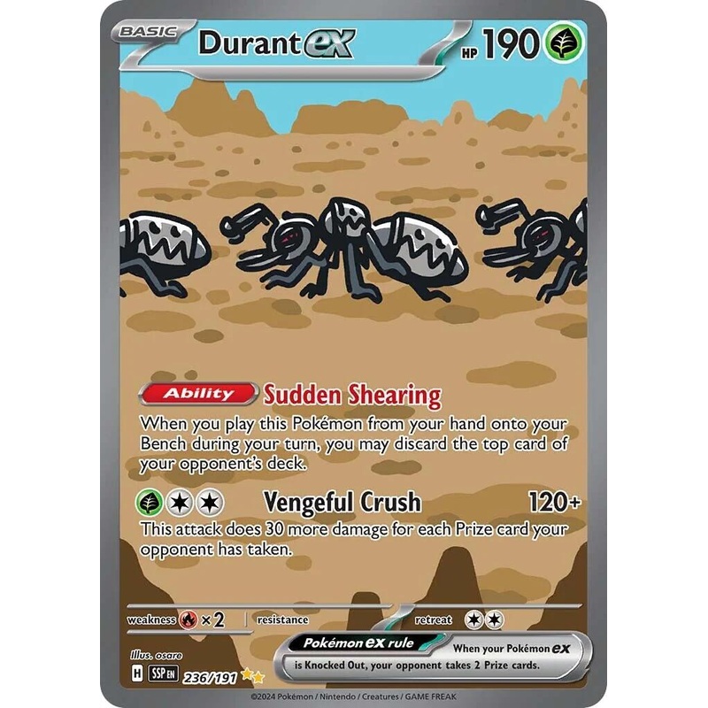 Durant ex (236/191) [Scarlet & Violet: Surging Sparks]