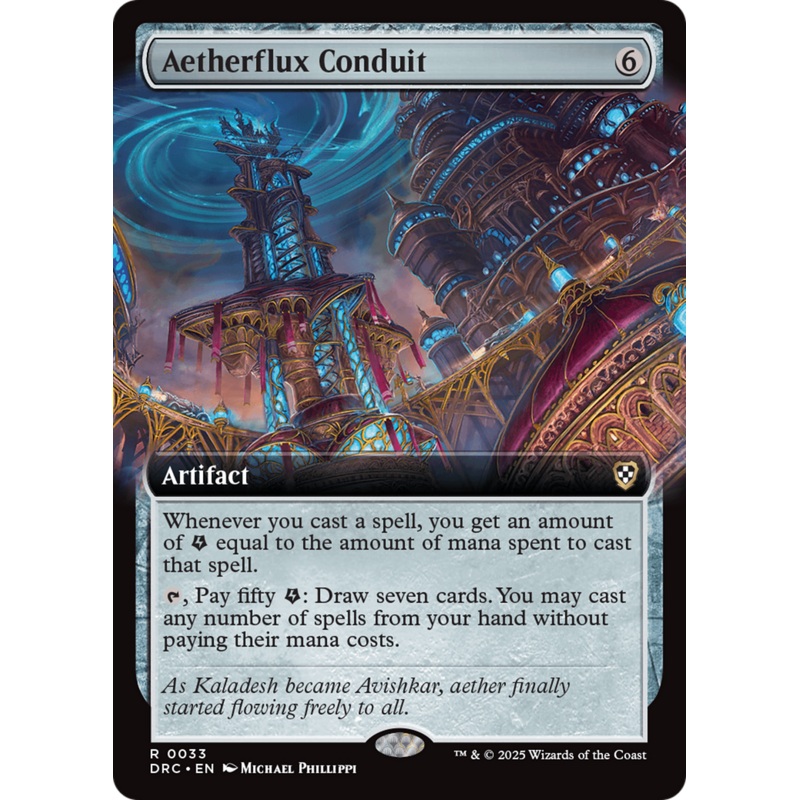 Aetherflux Conduit (Extended Art) [Aetherdrift Commander]