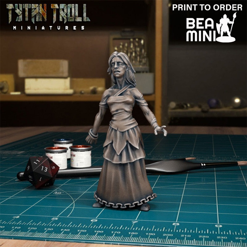 Curse of Strahd – Vasilika | BeaMini Print to Order Miniatures