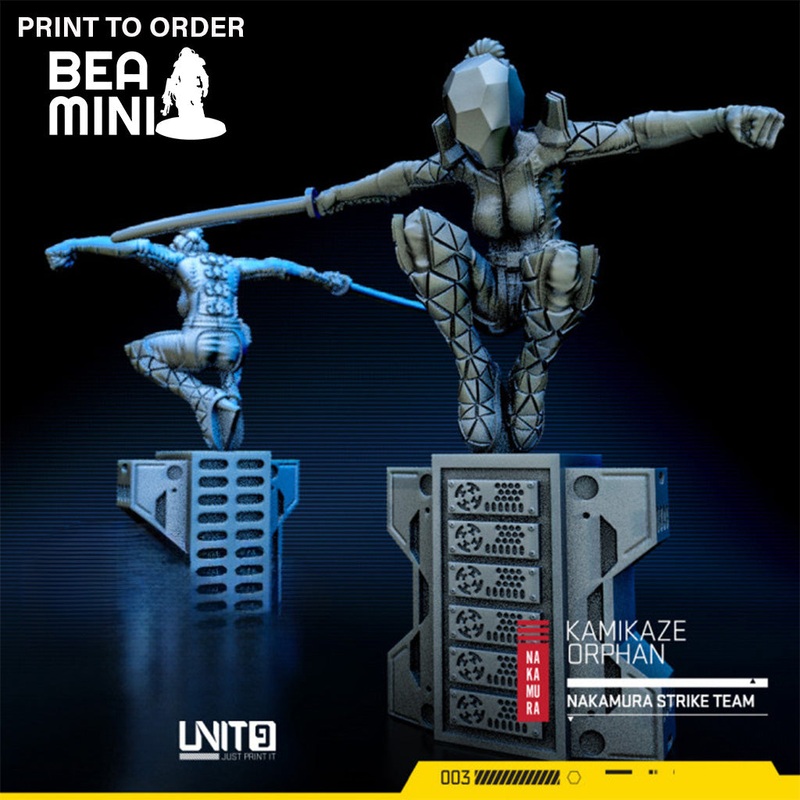‘Orphan’ – Nakamura Strike Team | BeaMini Print to Order Miniatures