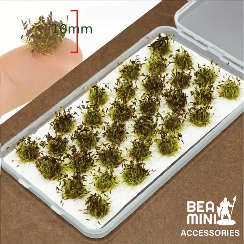 Bea Mini Basing Tufts – Withered Green 32 Tuft Pack