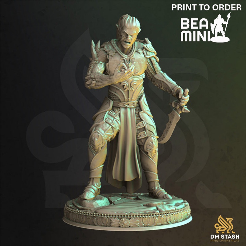 Champion Of The Talon – Ash of Goltia | BeaMini Print to Order Miniatures