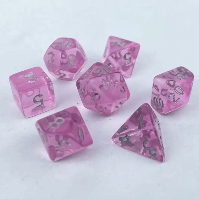 Rosebud – Mini Polyhedral Dice Set
