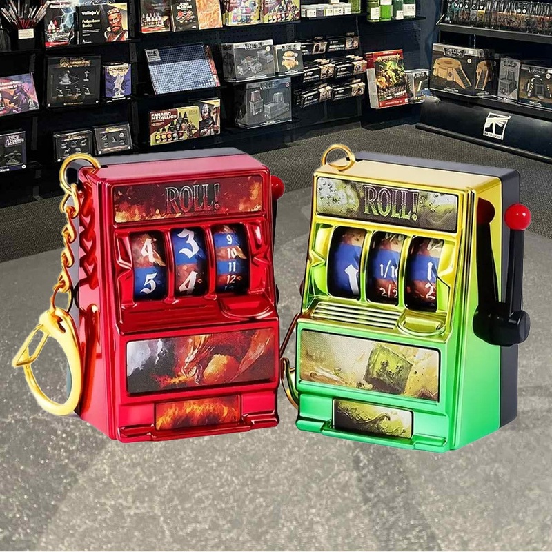 Slot Machine Dice Set – Dragon and Gelatinous Cube