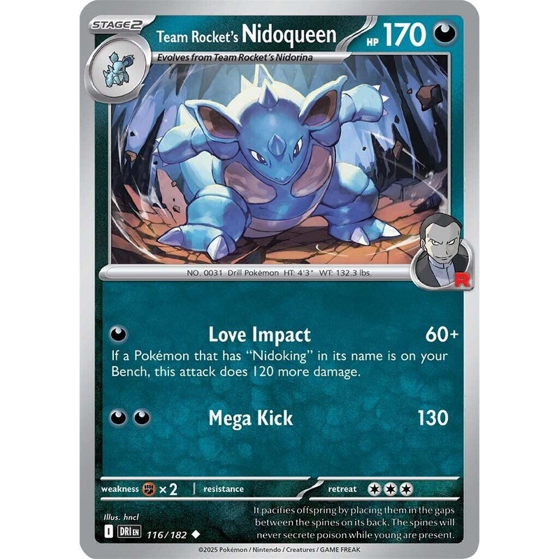 Team Rocket’s Nidoqueen (116/182) [Scarlet & Violet: Destined Rivals]