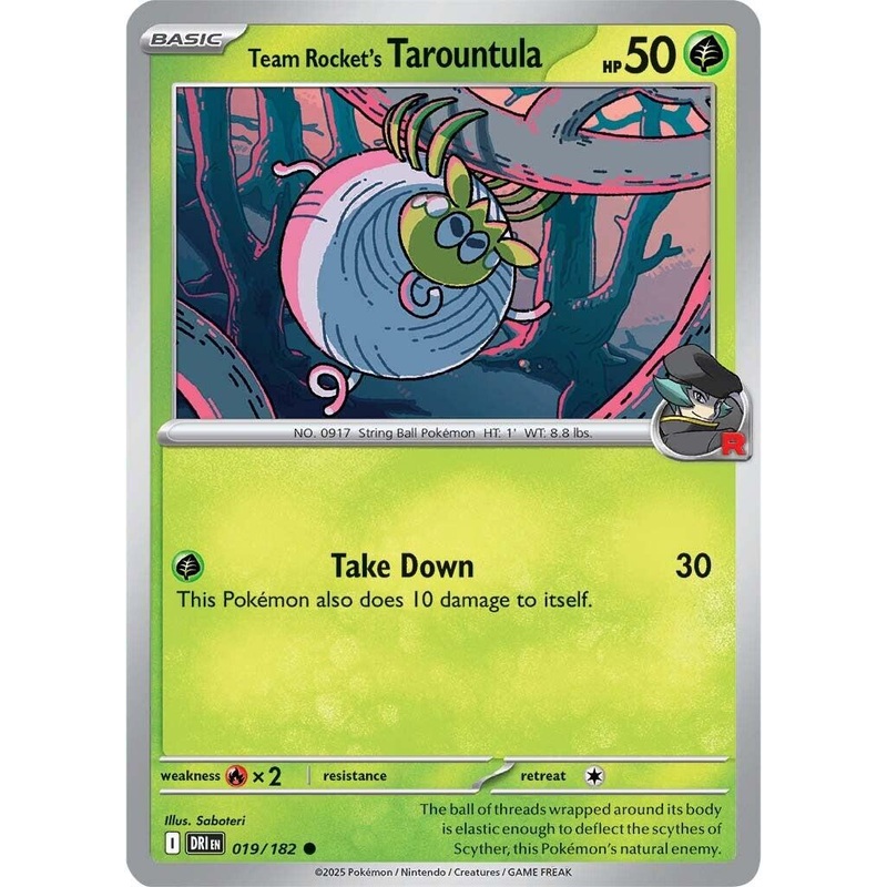 Team Rocket’s Tarountula (019/182) [Scarlet & Violet: Destined Rivals]